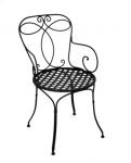 Kovaný (kovový) nábytek - 1-018 - Kovová židle