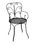 Kovaný (kovový) nábytek - 1-020 - Kovová židle