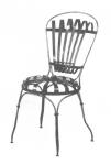 Kovaný (kovový) nábytek - 1-07 - Kovaná židle
